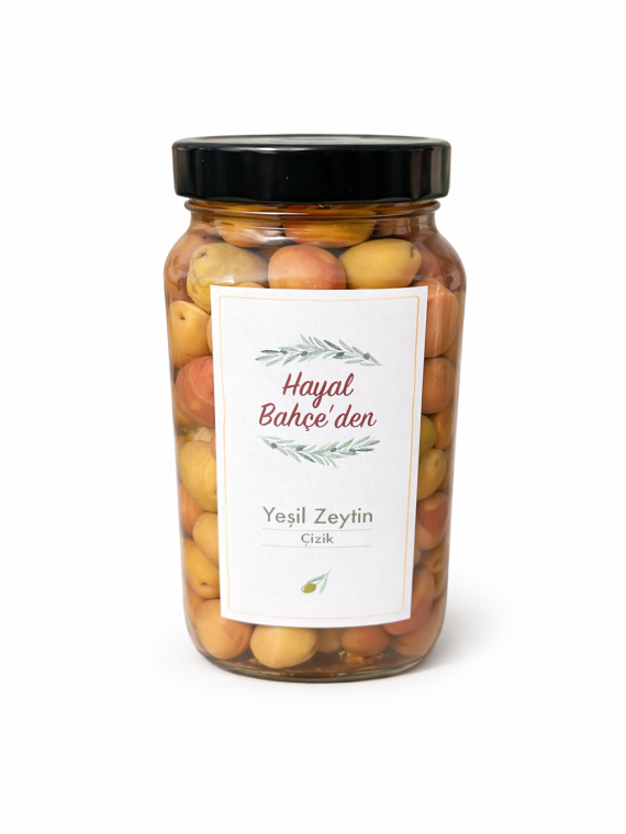 Yeşil Zeytin Çizik-Büyük Boy